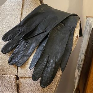Vintage Kidskin Long Black Gloves